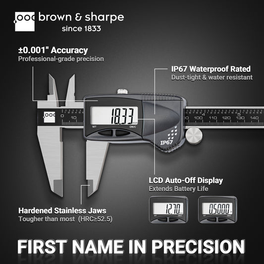 6in./8in./12in. Range Digital Caliper IP67