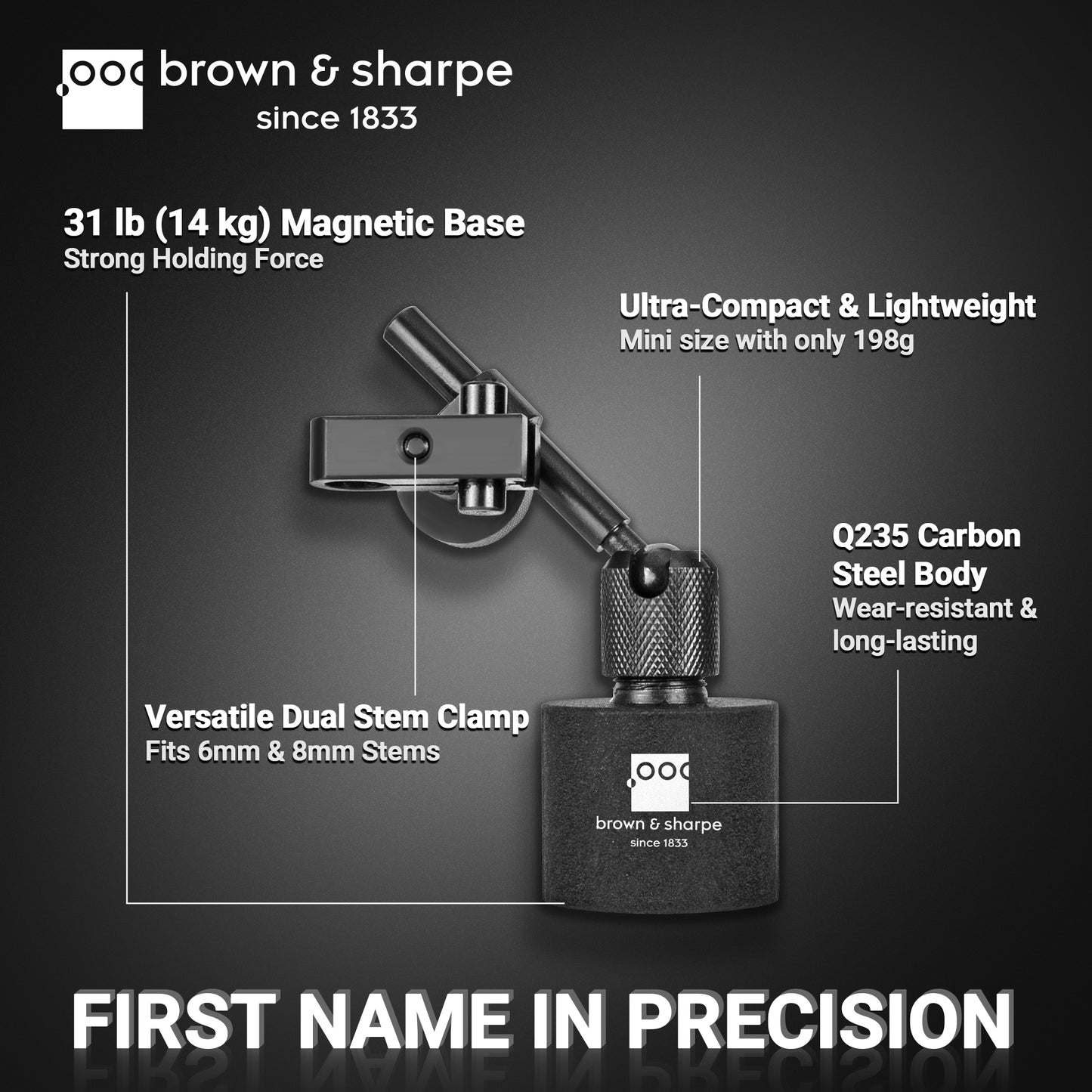 Mini Support With Magnetic Base