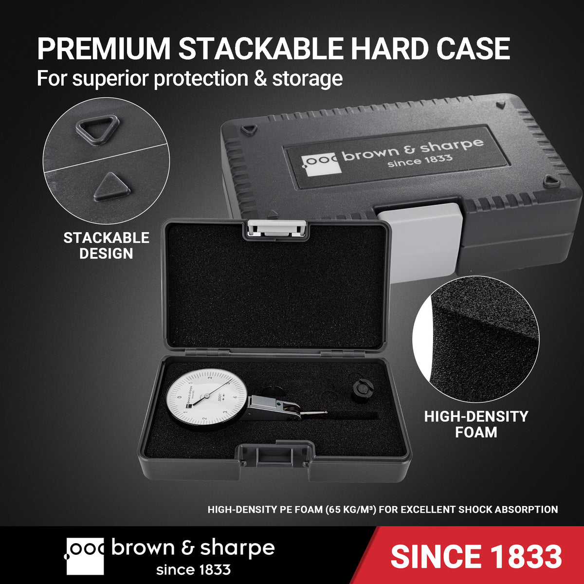 PREMIUM STACKABLE HARD CASE
For superior protection & storage