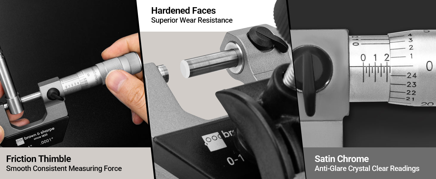 0-4 in. Mechanical Outside Micrometer 0.0001