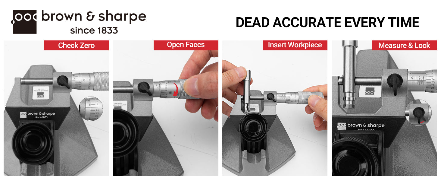 0-4 in. Mechanical Outside Micrometer 0.0001