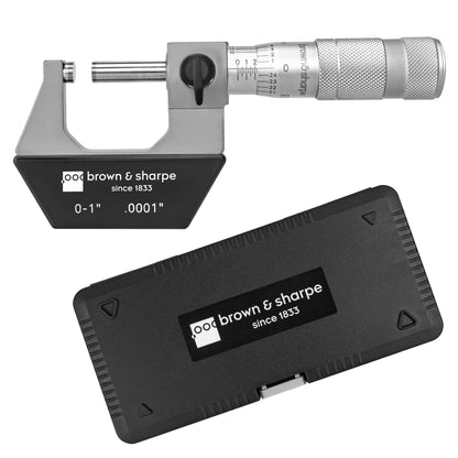 0-4 in. Mechanical Outside Micrometer 0.0001" Graduation