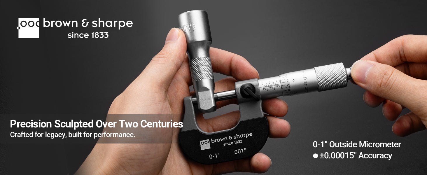 0-4 in. Mechanical Outside Micrometer 0.001