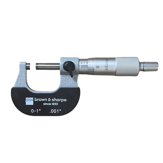 Mechanical Outside Micrometer with 0.0001" – Available in Multiple Ranges (0-4")