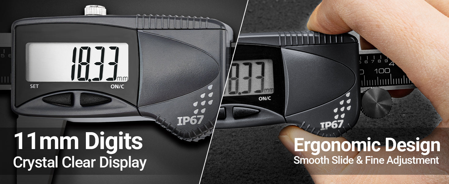 6in./8in./12in. Range Digital Caliper IP67 A+ image