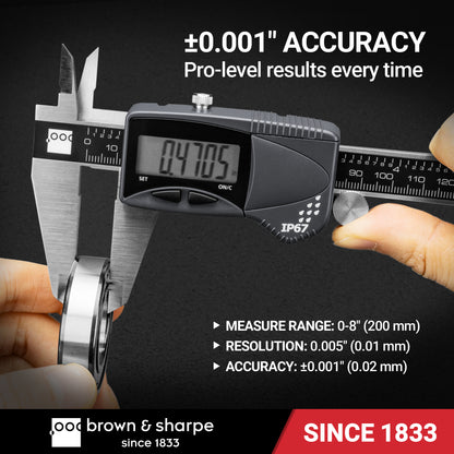 6in./8in./12in. Range Digital Caliper IP67