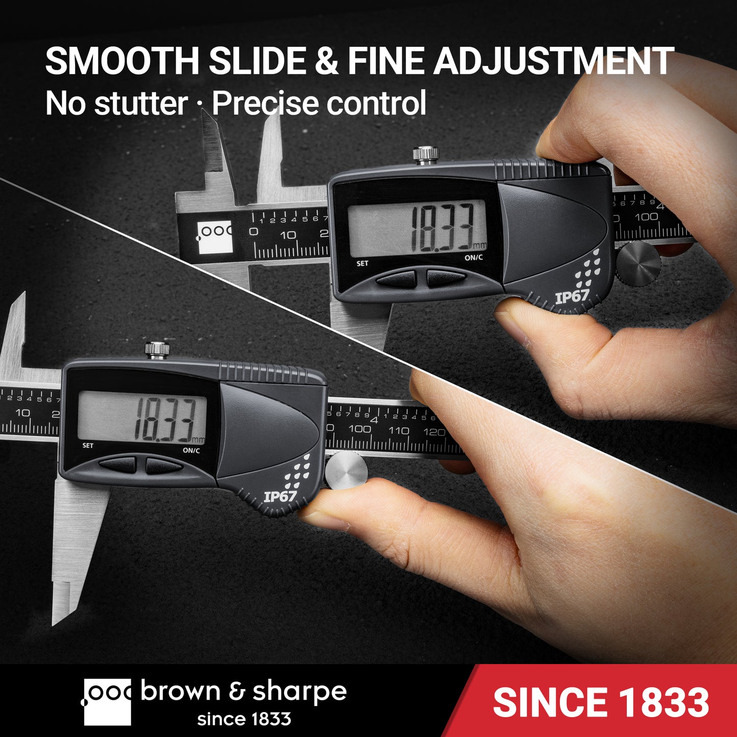 6in./8in./12in. Range Digital Caliper IP67