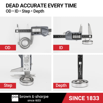 6in./8in./12in. Range Digital Caliper IP67
