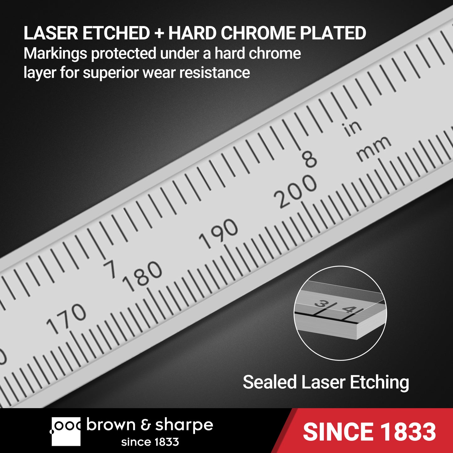 8in./12in./20in. Range Vernier Workshop Caliper with 1/128" Graduation