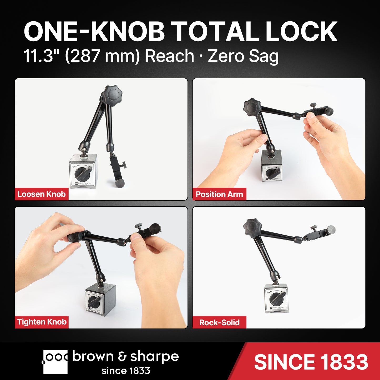 Articulated Support With Magnetic Base