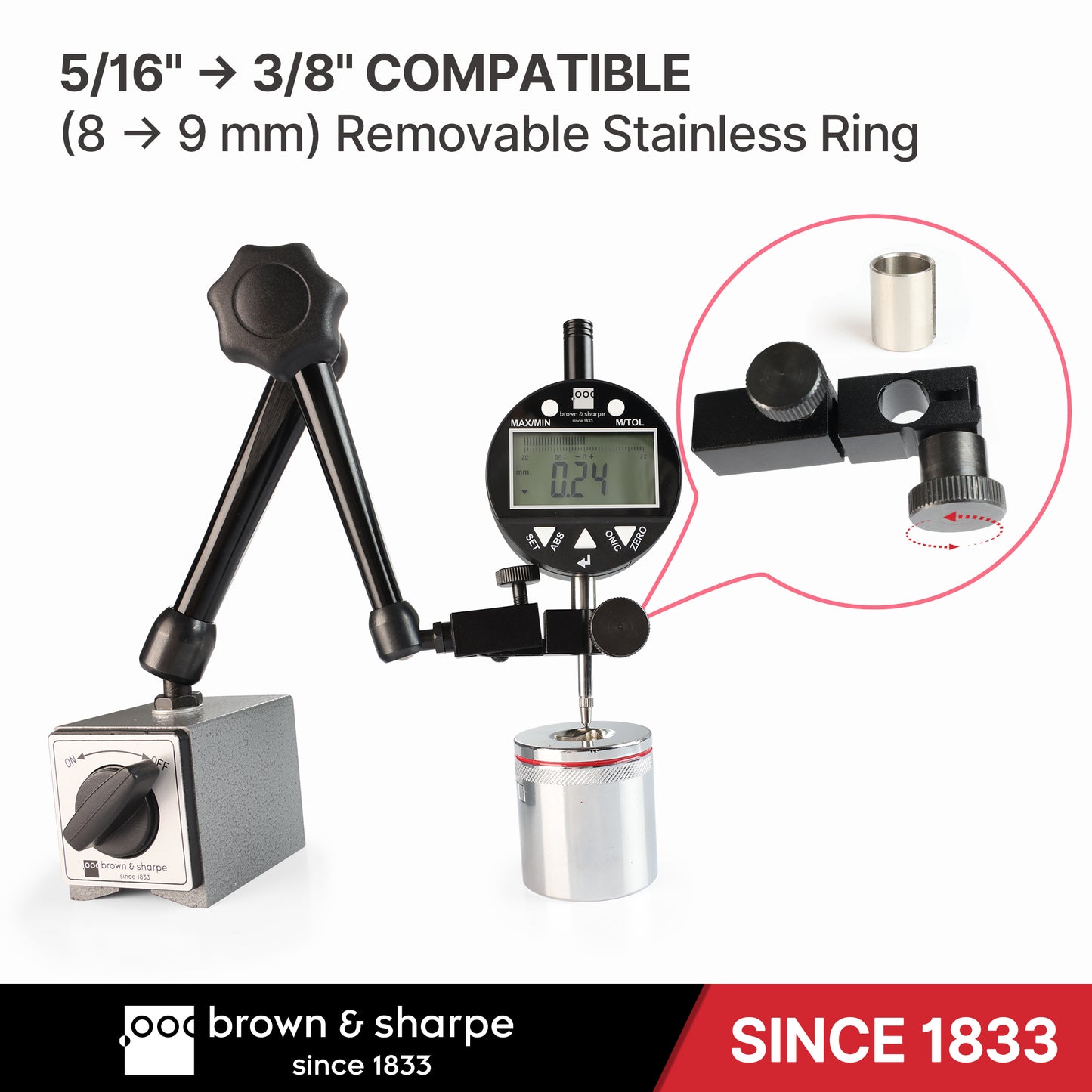 Articulated Support With Magnetic Base