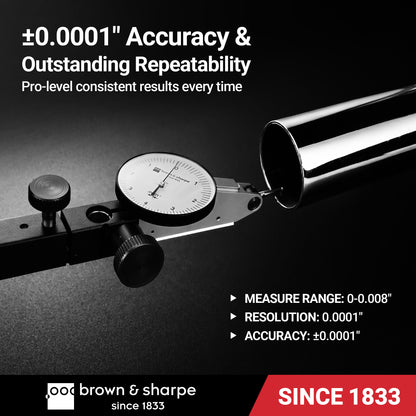 ±0.0001" Accuracy & Outstanding Repeatability  
Pro-level consistent results every time
