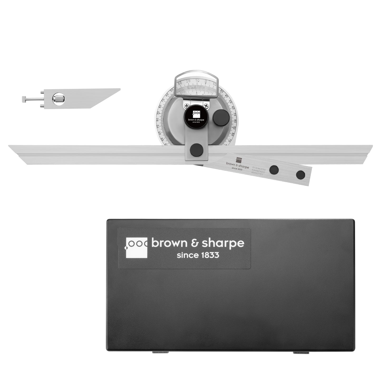 0-360°Universal Stainless Steel Vernier Bevel Protractor