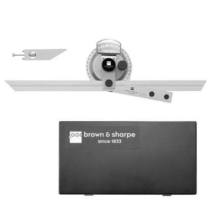 0-360°Universal Stainless Steel Vernier Bevel Protractor